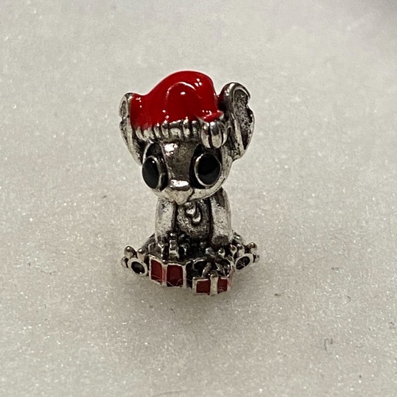 NEW•Silver Christmas Stitch DIY charm - Picture 2 of 5